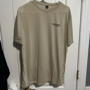 Adult XL California Los Angeles Tan shirt